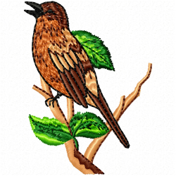 Small Birds Embroidery Design 4